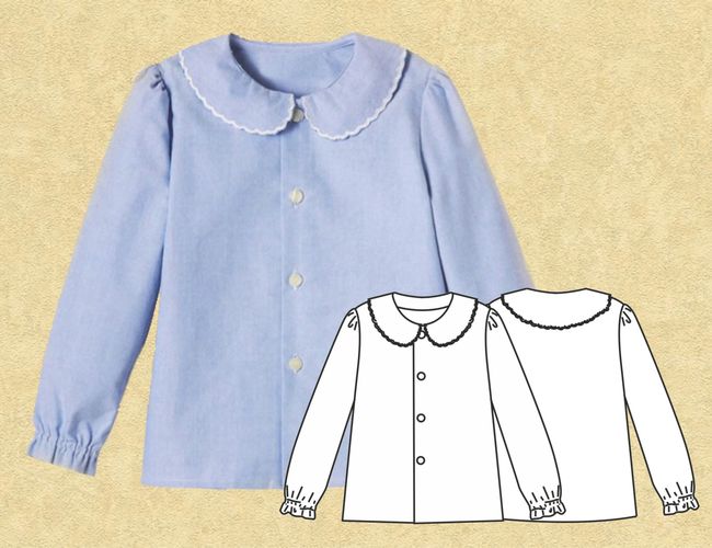 Блузка для девочек р. 4-8 лет