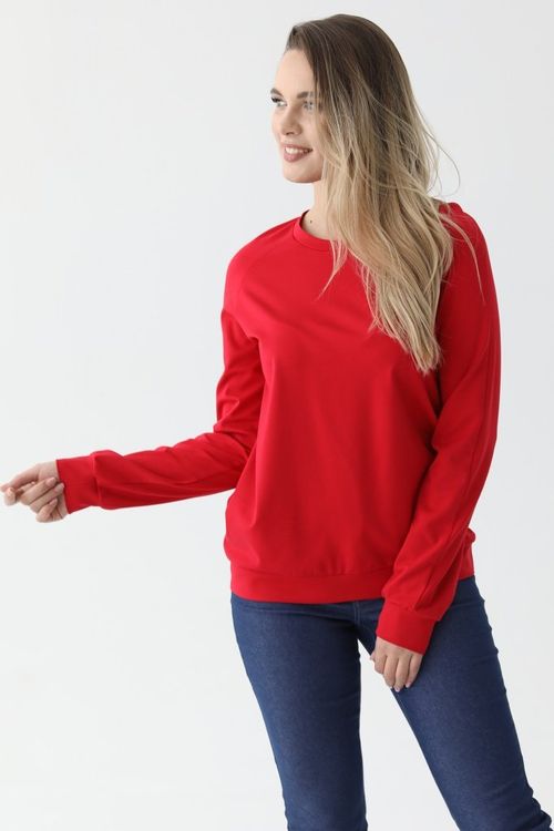Женский свитшот с рукавами-реглан р. 34-44 Eur